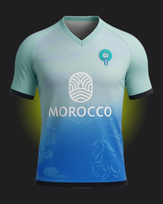 Maillot Maroc Bleu Horizon